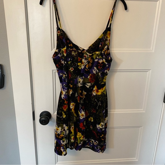 UO Velvet Mallory Cowl Neck Slip Dress - Picture 6 of 8